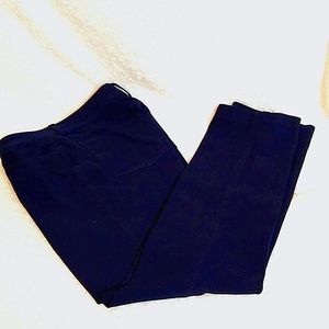 Lauren Ralph Lauren Navy Twill Pants EUC
